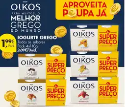Pingo Doce Iogurte grego promoção