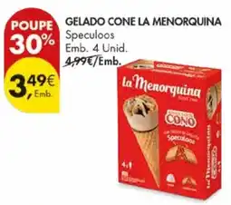 Pingo Doce Gelado cone la menorquina promoção