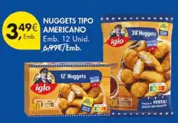 Pingo Doce Nuggets tipo americano promoção