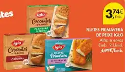 Pingo Doce Filetes primavera de peixe iglo promoção