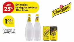 Pingo Doce Schweppes original promoção
