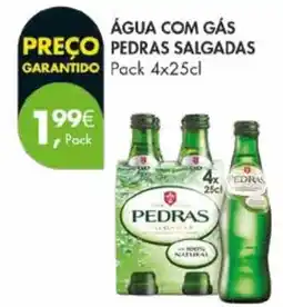 Pingo Doce Água com gás pedras salgadas promoção