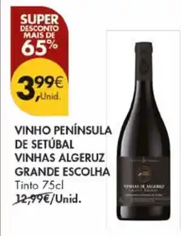 Pingo Doce Vinho península de setúbal vinhas algeruz grande escolha promoção