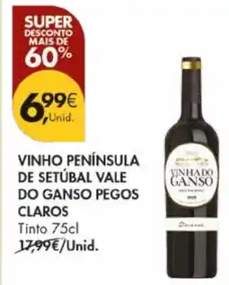 Pingo Doce Vinho península de setúbal vale do ganso pegos claros promoção