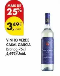 Pingo Doce Vinho verde casal garcia branco promoção