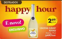 Pingo Doce Cocktail sunset royale melão promoção