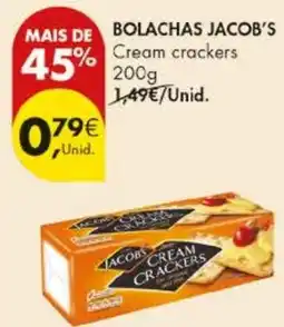 Pingo Doce Bolachas jacob's Cream crackers promoção