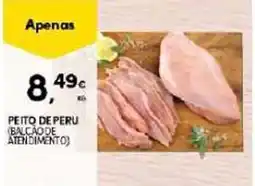 Continente Peito de peru balcao de atendimento) promoção