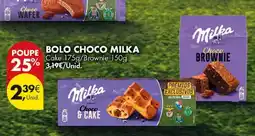 Pingo Doce Bolo choco milka promoção