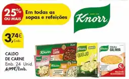 Pingo Doce Caldo de carne knorr promoção