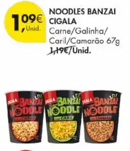 Pingo Doce Noodles banzai cigala promoção