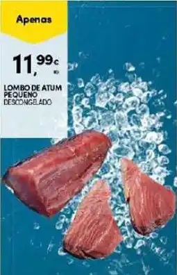 Continente Lombo de atum pequeno descongelado promoção