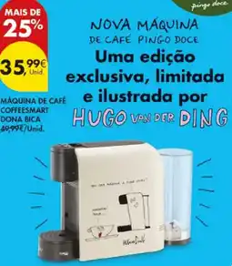 Pingo Doce Máquina de café coffeesmart dona bica promoção
