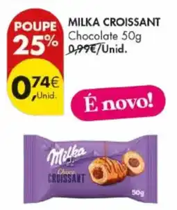 Pingo Doce Milka croissant chocolate promoção