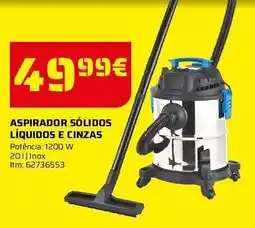 Bricomarché Aspirador sólidos líquidos e cinzas promoção