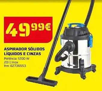 Aspirador sólidos líquidos e cinzas