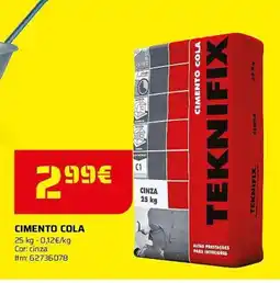 Bricomarché Cimento cola promoção