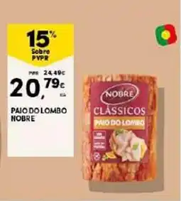 Continente Paio do lombo nobre promoção