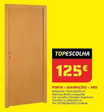 Porta + guarnições + aro