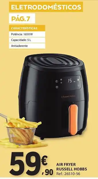 E.Leclerc Air fryer russell hobbs promoção