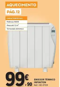 E.Leclerc Emissor térmico infiniton promoção