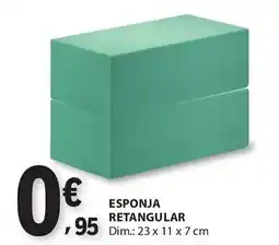 E.Leclerc Esponja retangular promoção