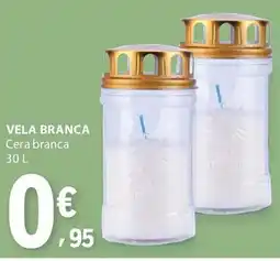 E.Leclerc Vela branca cera branca promoção