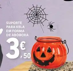 E.Leclerc Suporte para vela em forma de abóbora promoção