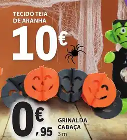 E.Leclerc Tecido teia de aranha promoção