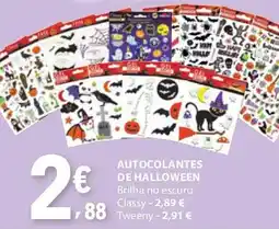E.Leclerc Autocolantes de halloween brilha no escuro promoção