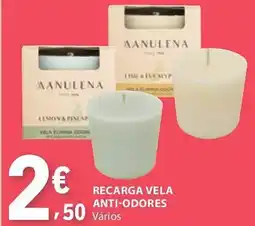E.Leclerc Recarga vela anti-odores promoção