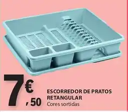 E.Leclerc Escorredor de pratos retangular promoção