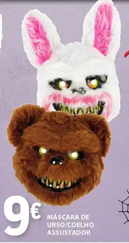 E.Leclerc Máscara de urso/coelho assustador promoção