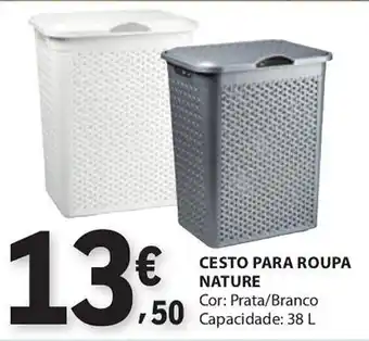 Cesto para roupa nature