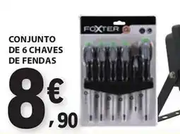 E.Leclerc Conjunto de 6 chaves de fendas promoção