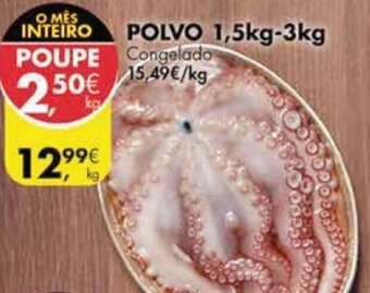 Polvo Congelado 1,5kg-3kg