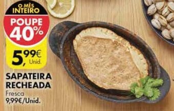 Pingo Doce Sapateira Recheada promoção