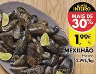 Pingo Doce Mexilhão promoção