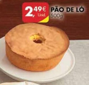 Pingo Doce Pão de Ló 500g promoção