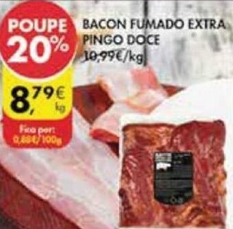 Pingo Doce Bacon Fumado Extra Pingo Doce promoção