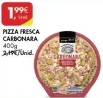 Pingo Doce Pizza Fresca Carbonara 400g promoção