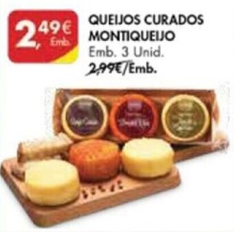 Pingo Doce Queijos Curados Montiqueijo 3 Unid promoção