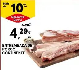 Continente Entremeada de porco continente promoção