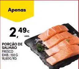 Continente Porção de salmão fresco promoção