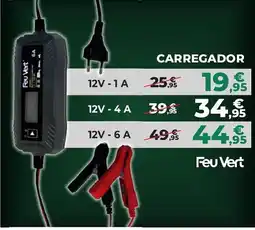 Feu Vert Carregador 12v - 4a promoção