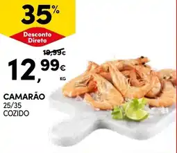 Continente Camarão promoção