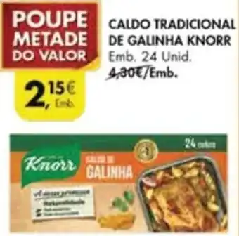 Pingo Doce Caldo Tradicional de Galinha Kmorr 24 Unid promoção
