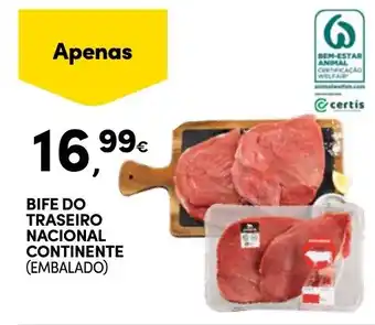 Continente Bife do traseiro nacional continente (embalado) promoção