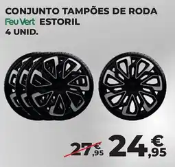 Feu Vert Conjunto tampões de roda feu vert estoril promoção