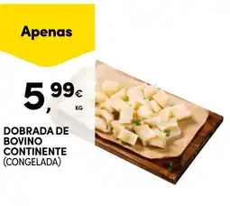 Continente Dobrada de bovino continente (congelada) promoção